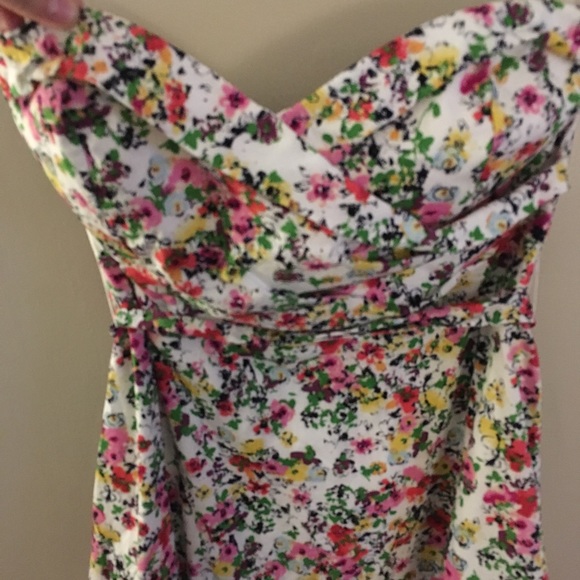 Ruby Rox - Flower Print Strapless Dress - Picture 2 of 5